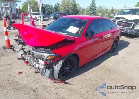 2022 Honda Civic Sport из США, поврежденный, VIN 2HGFE2F58NH584940